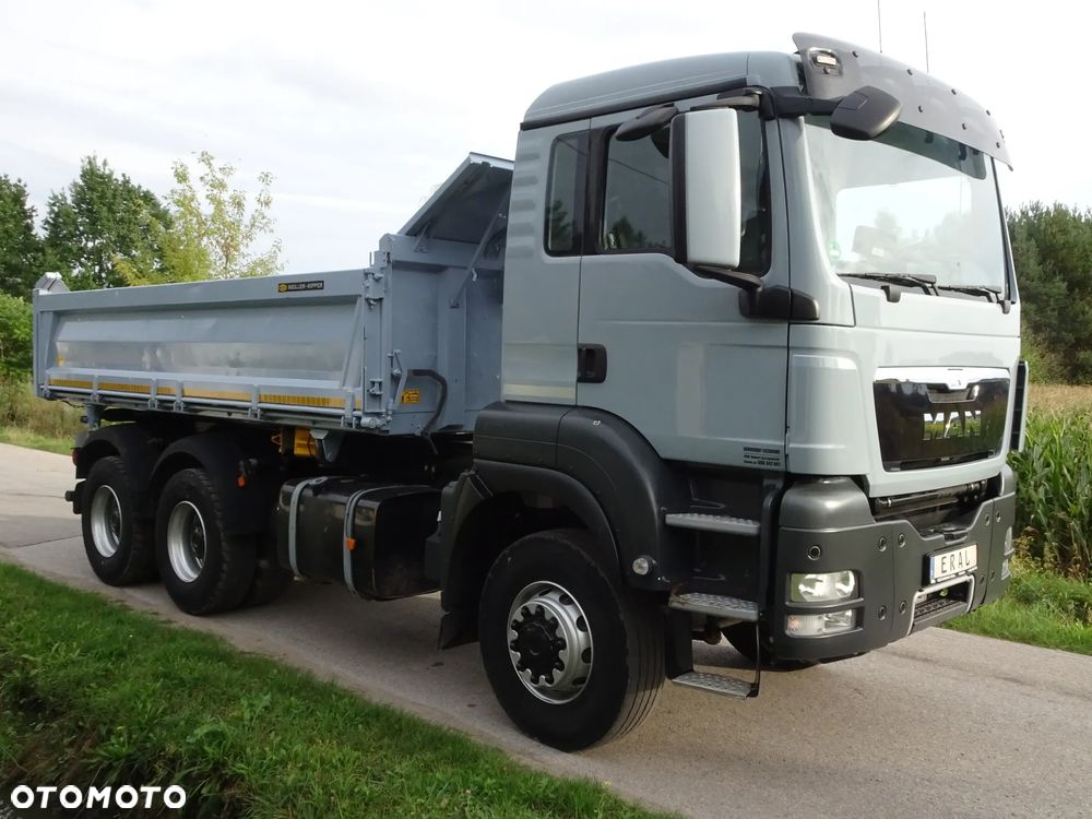 MAN TGS 26.480 6X6  Kipper Meiller 3-stronny Hydroburta stan idealny - 11