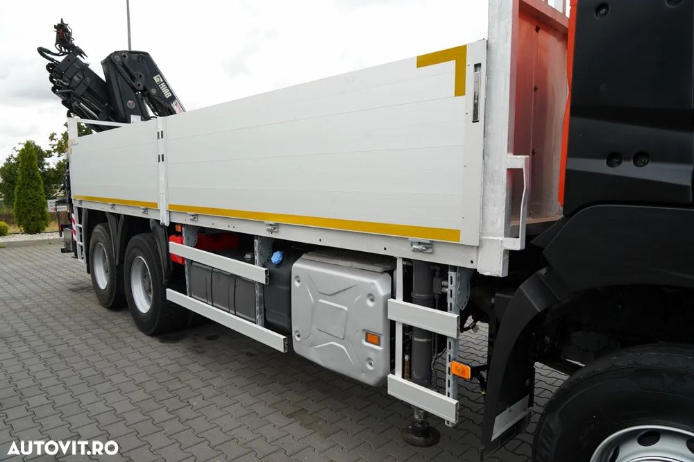 Renault K 380 / 6X4 / LIVRARE 6,2 M / + HIAB 166 ES-4 / CAPACITATE MAXIMĂ DE RIDICARE 6.500 KG / ATINGEREA 12,3 M / ROTATOARE / RADIOCOMANDĂ / IMPORTAT - 20