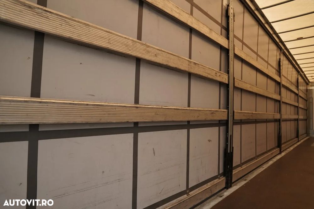 Schmitz Cargobull CORTINĂ / STANDARD / COȘ PENTRU PALEȚI / AXĂ RIDICATĂ / - 15