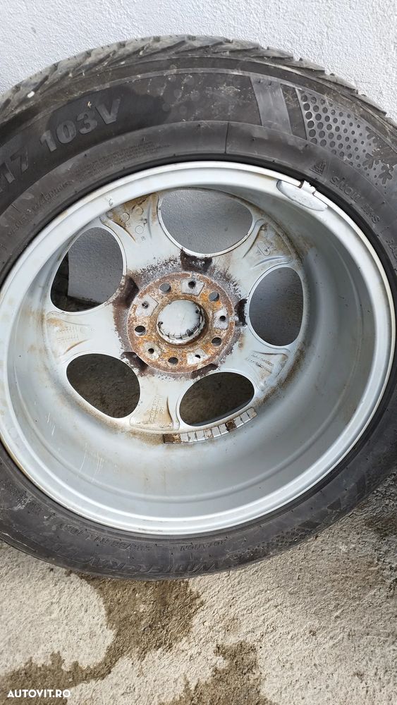 Set jante aliaj BMW Style 109 17 8j Et 46  Dedicate x3 e83 cu anvelope de iarna 235/55/17 - 11