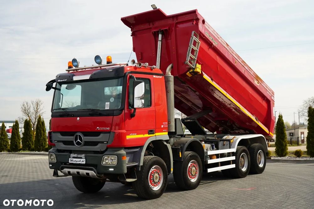 Mercedes-Benz ACTROS 4144 / 8x8 / WYWROTKA TYLNOZSYPOWA / MEILLER KIPPER / EURO 5 - 2
