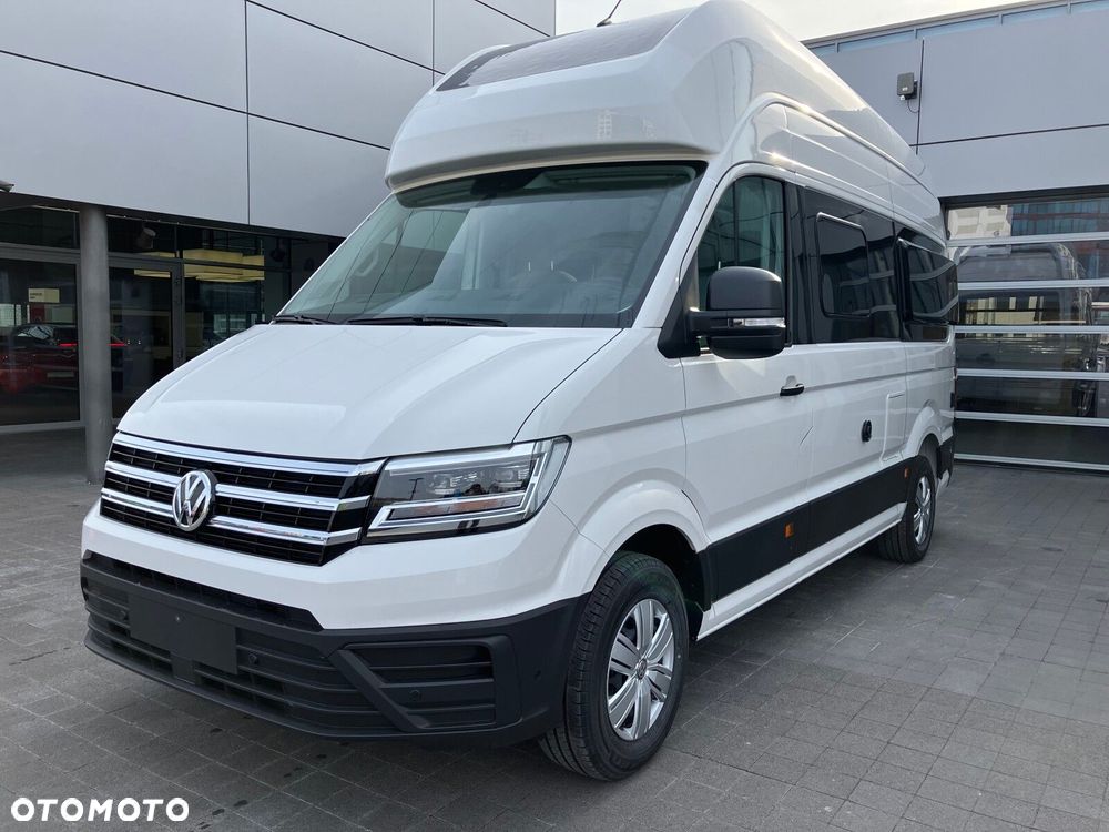 Volkswagen Grand California Grand California 600 silnik: 2,0 l TDI EU6 SCR BlueMotion Technology 130 kW skrzynia biegów: Przedni napęd automatyczna 8-biegowa rozstaw osi: 3640 mm - 2