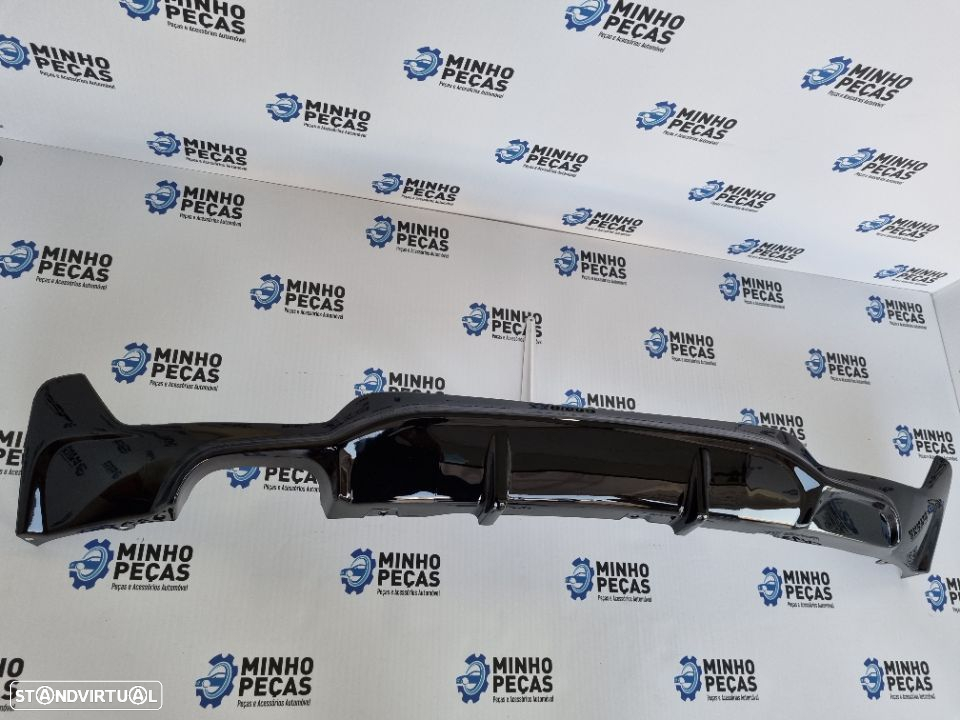Difusor Traseiro BMW Série 4 F32/ F33/F36 Look 435i M-Performance Preto Brilho - 5