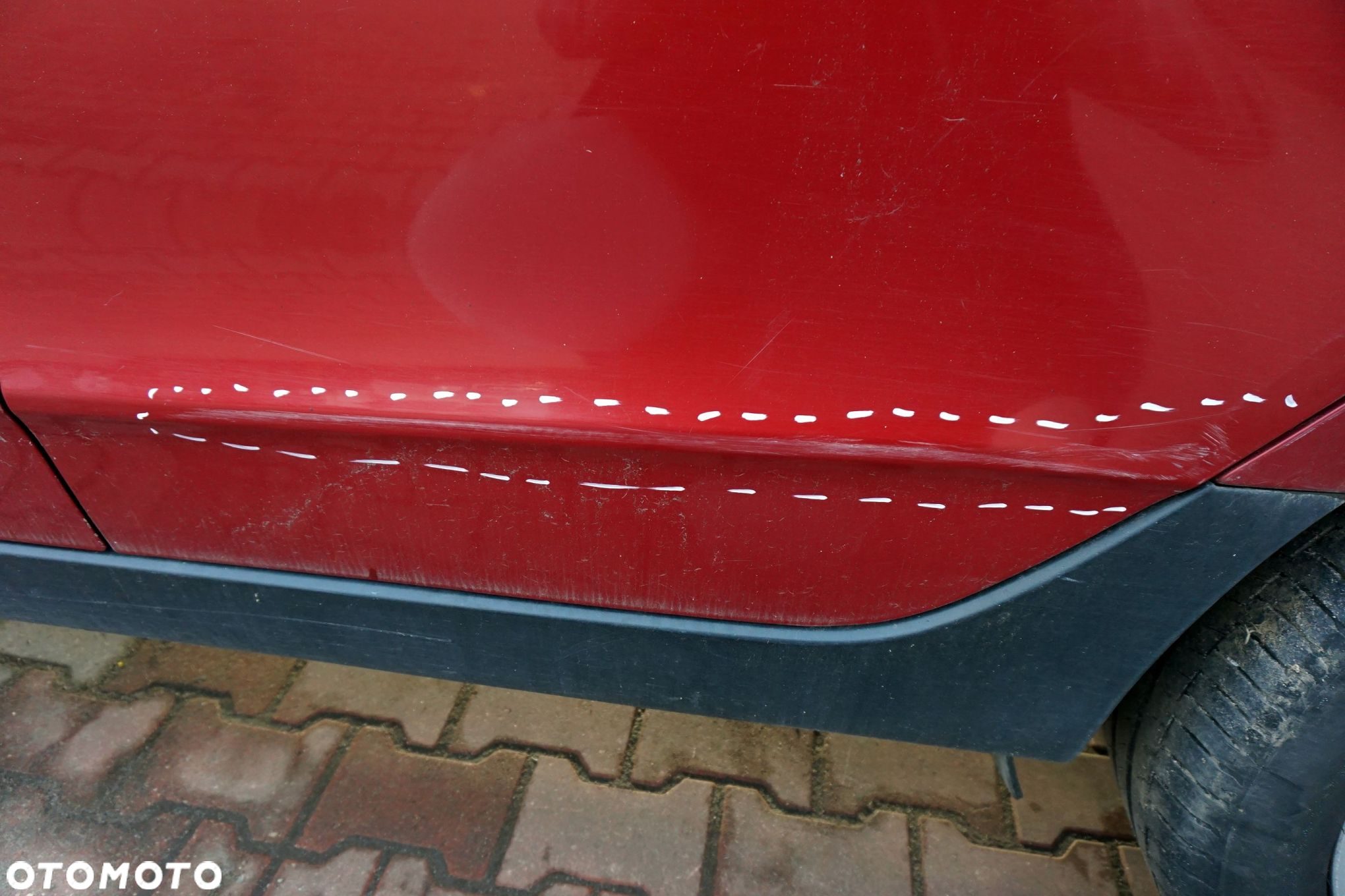 DRZWI TYLNE LEWE IX35 I  AA1 A0 77003-2Y000 CZERWONY (INFRA RED) HYUNDAI 2009-2015 - 9