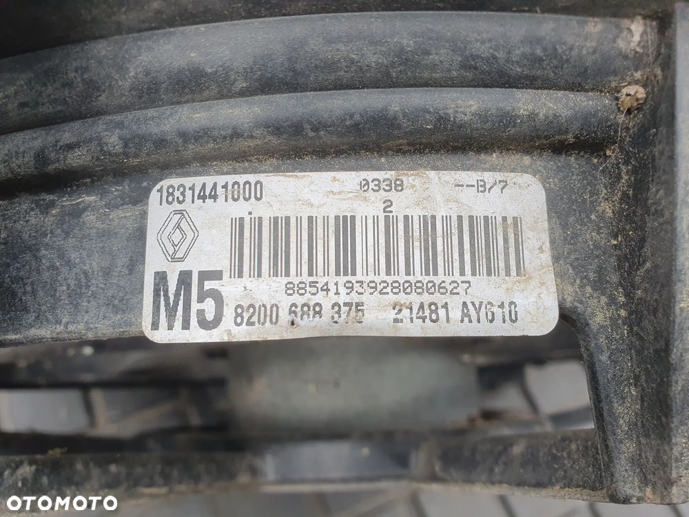 2011 Nissan Note (E11) Wentylator chłodnicy 8200688375  RENAULT MODUS - 2