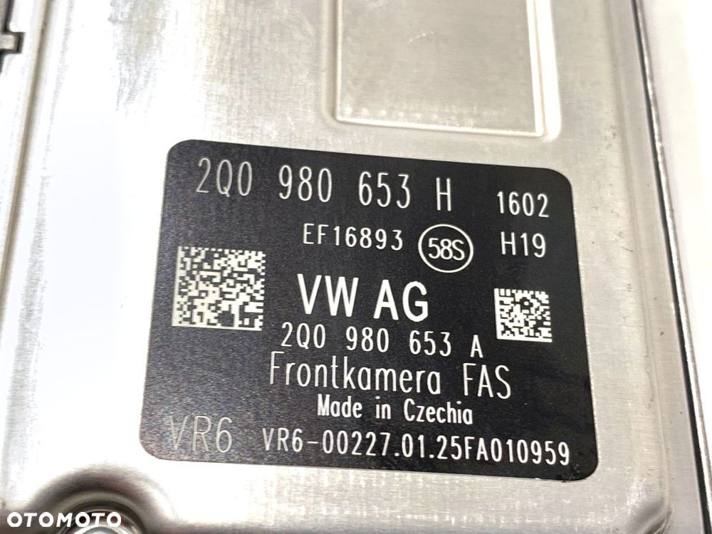 KAMERA SZYBY PRZEDNIEJ  SKODA KAMIQ (NW4) 2019 - 2022 1.5 TSI 110 kW [150 KM] benzyna 2019 - 2022 - 5