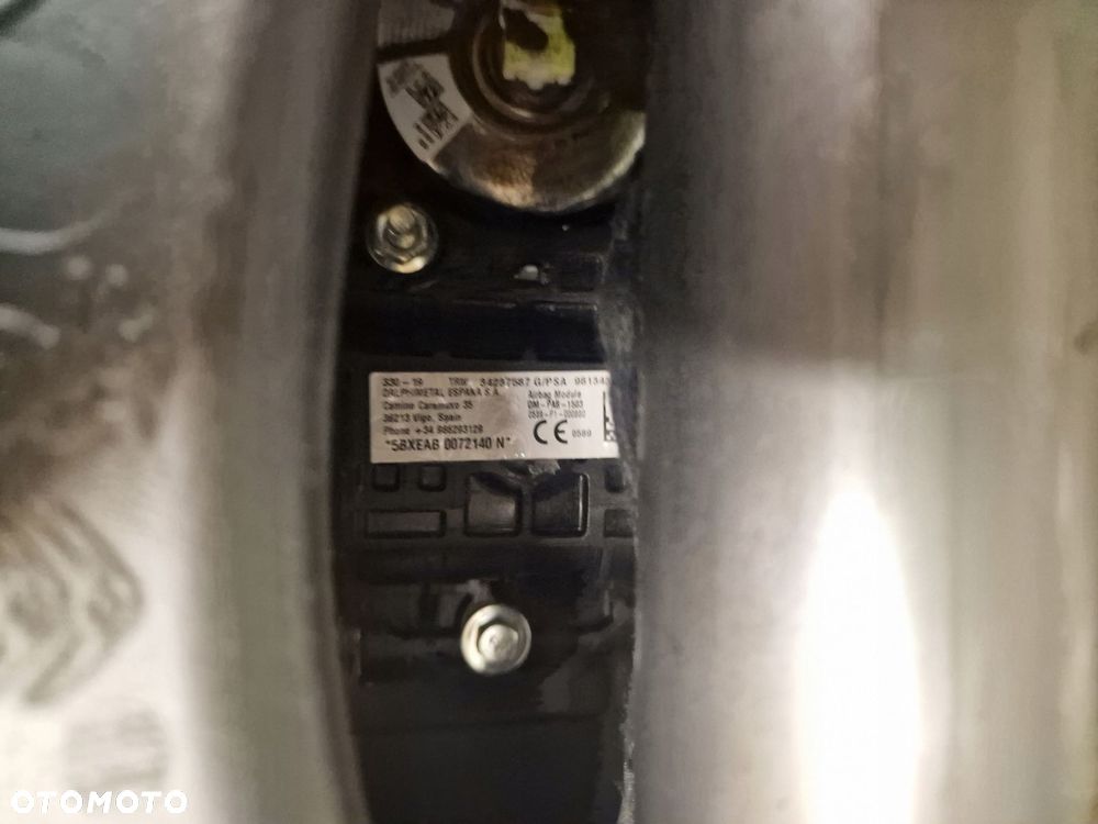 konsola airbag pasy peugeot 508 ii gt line 2019 rok demontaż - 11