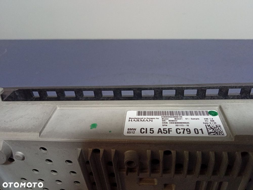 BMW I4 G26 G20 G22 G80 RADIO NAWIGACJA JEDNOSTKA HEADUNIT MGU 5A5FC79 - 5