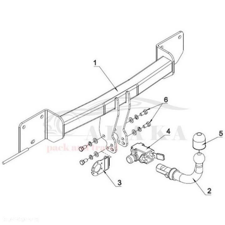 Hak Holowniczy Automat Do Bmw Seria 3 E90 Sedan 2005-2012 - 3