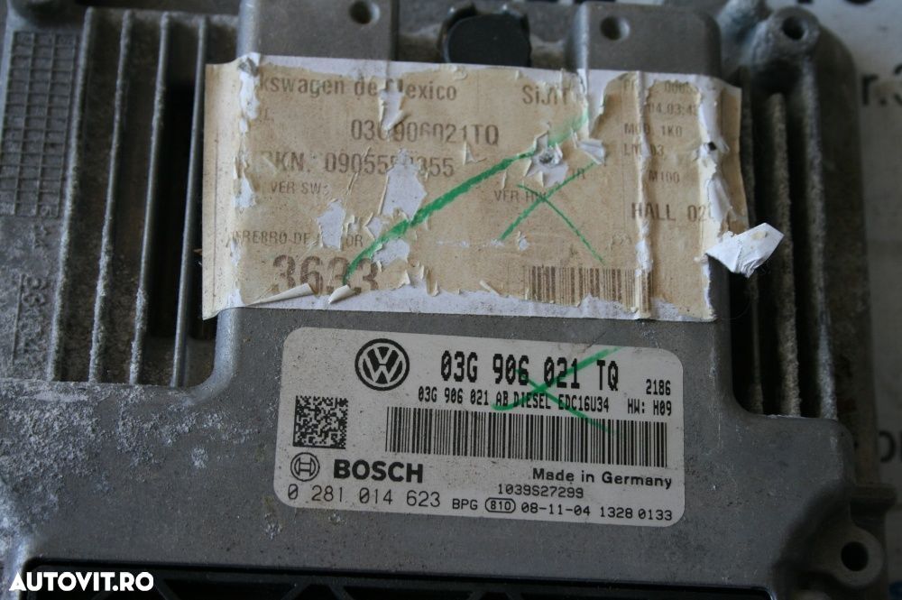 Calculator Motor Ecu Vw Seat Skoda 1.9 Tdi BLS - 2