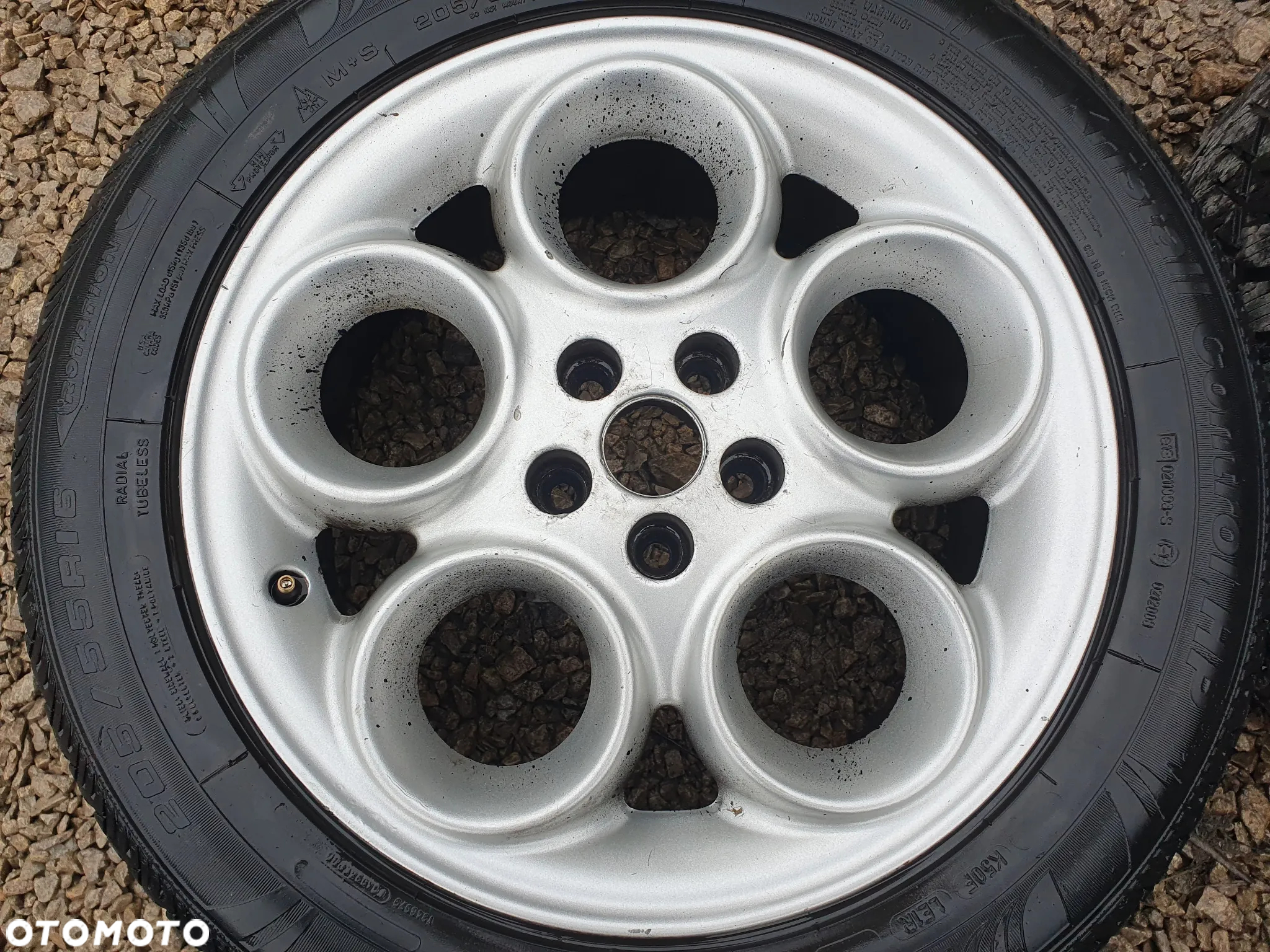 ALFA ROMEO ORYGINALNE FELGI ALUMINIOWE 16" 6.5J ET41.5 5X98 ALUFELGI 60621622 KOMPLET 4 SZTUKI - 8