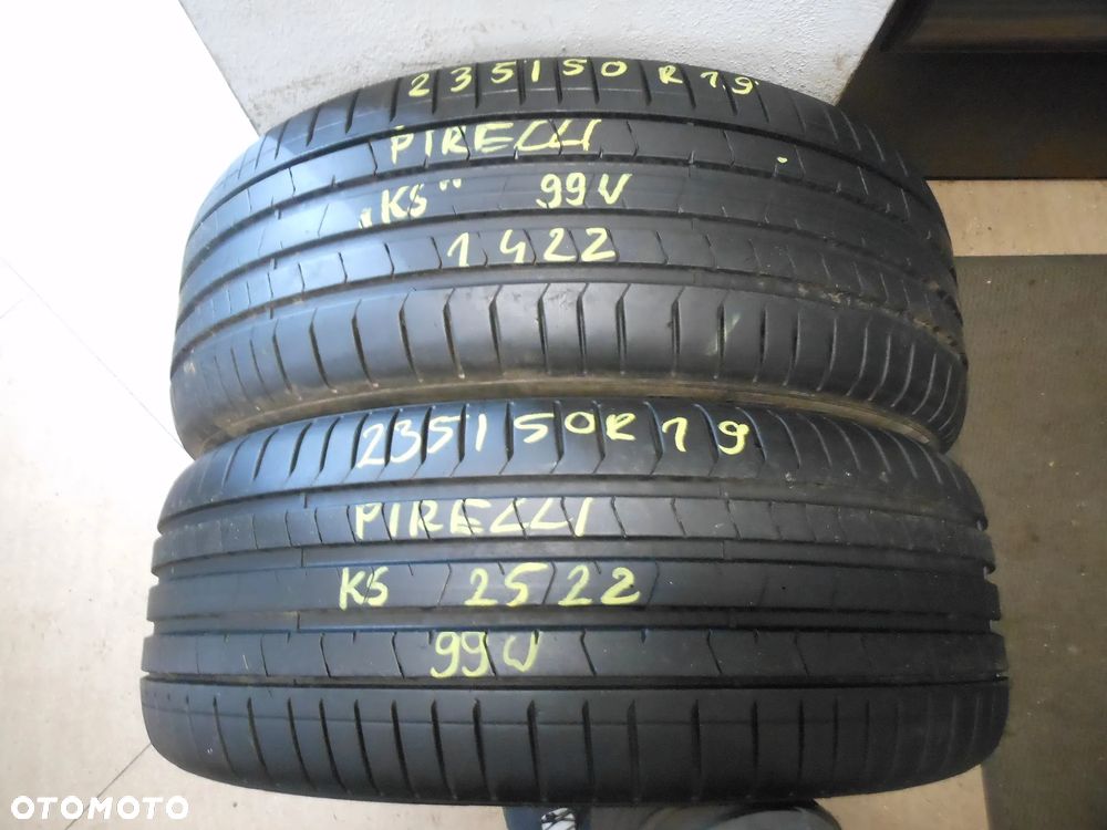 Opony 235/50r19 pirelli p zero tm MO 7mm lato para - 1
