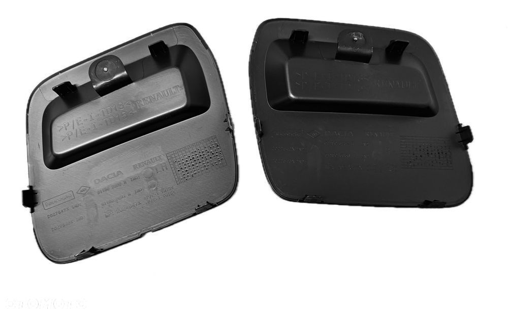 Zaślepki zderzaka przód czarne Dacia Duster komplet 511804555R - 3