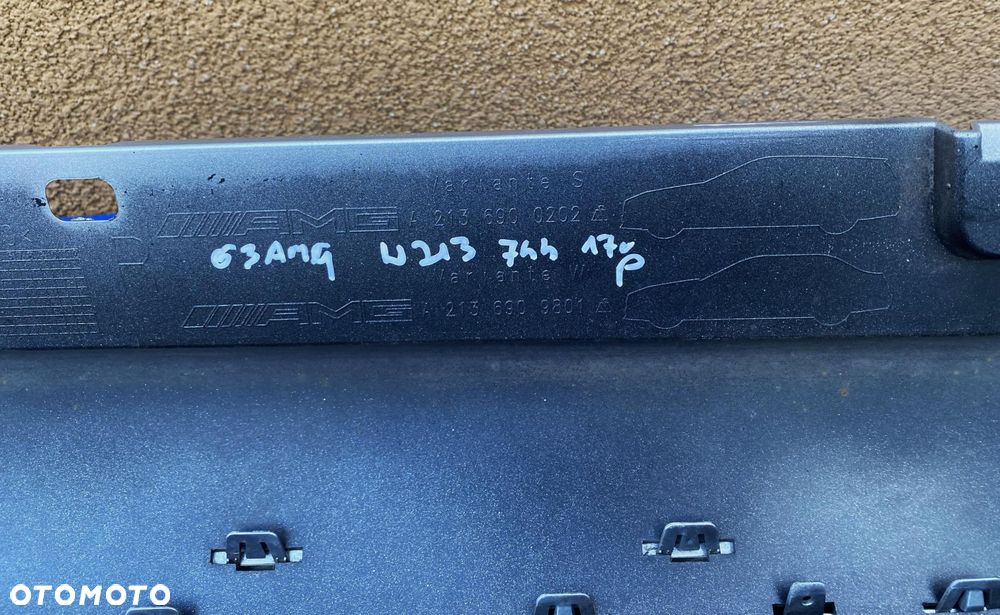 MERCEDES E W213 63AMG 63 AMG S PRÓG PRAWY 755 LISTWA NAKŁADKA KOMBI / SEDAN - 3