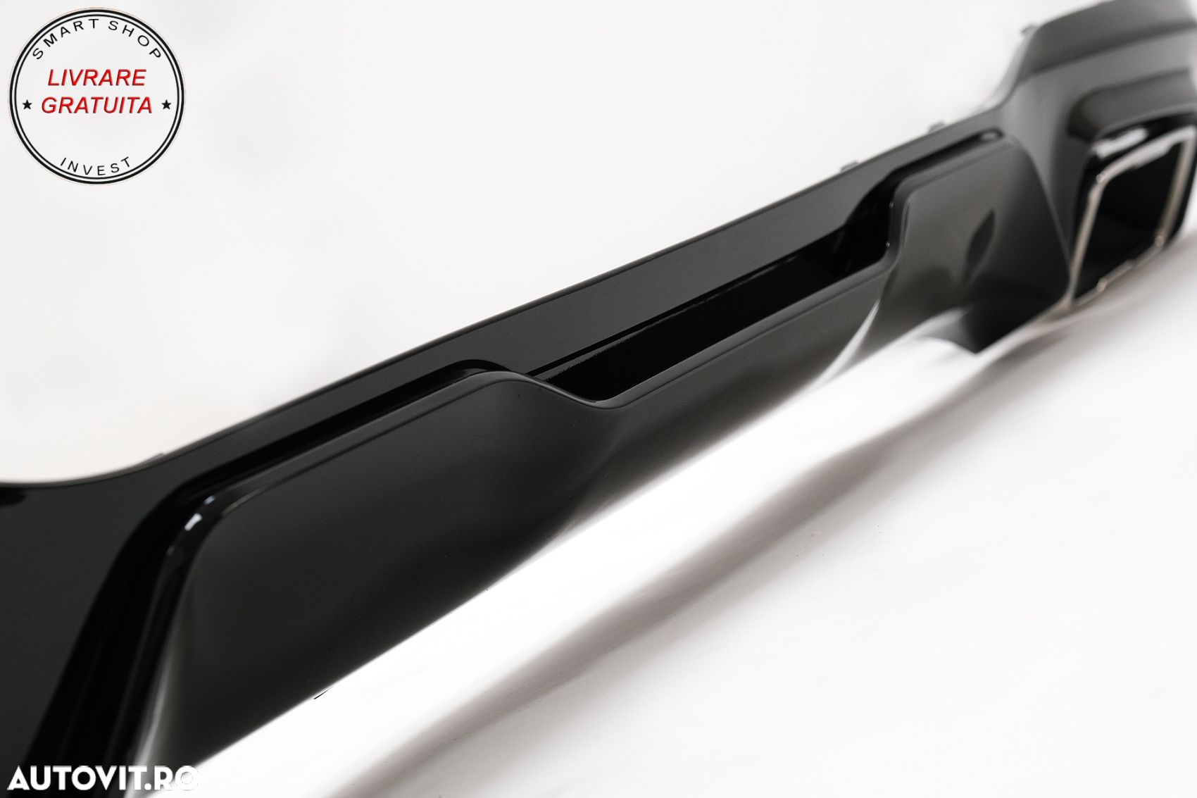 Difuzor Bara Spate cu Evacuare Dubla Crom BMW 2 Series F44 Gran Coupé (2020-up) M- livrare gratuita - 7