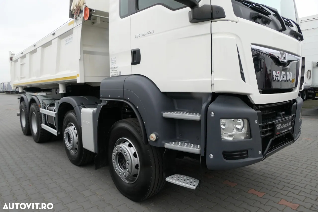 MAN TGS 35.420 / 8x4 / BASCULANTE / HYDROBOARD / EURO 6 / 2018 - 18