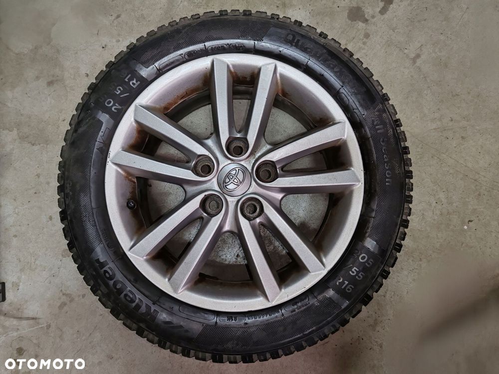 felgi aluminiowe z oponami 16 5x114,3 et45 42611-yy250 toyota auris i 06-12 - 3