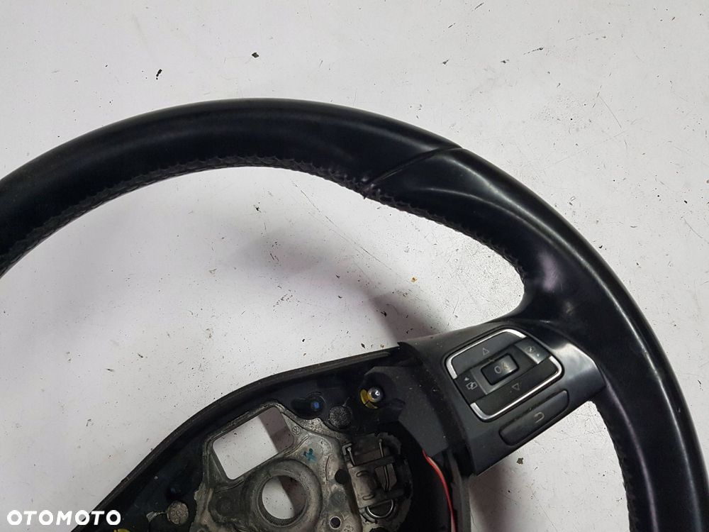 VW GOLF VI 08-13r PASSAT B7 CC KIEROWNICA SKÓRZANA 3C8419091BE - 4