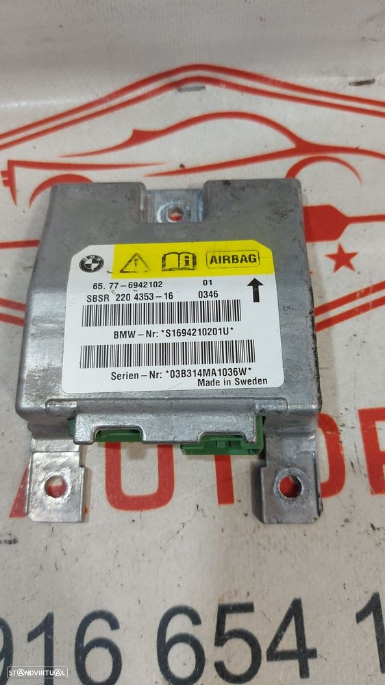 Centralina de Airbag BMW Z4 E85 Série 6 E64 65776942102 Original - 3