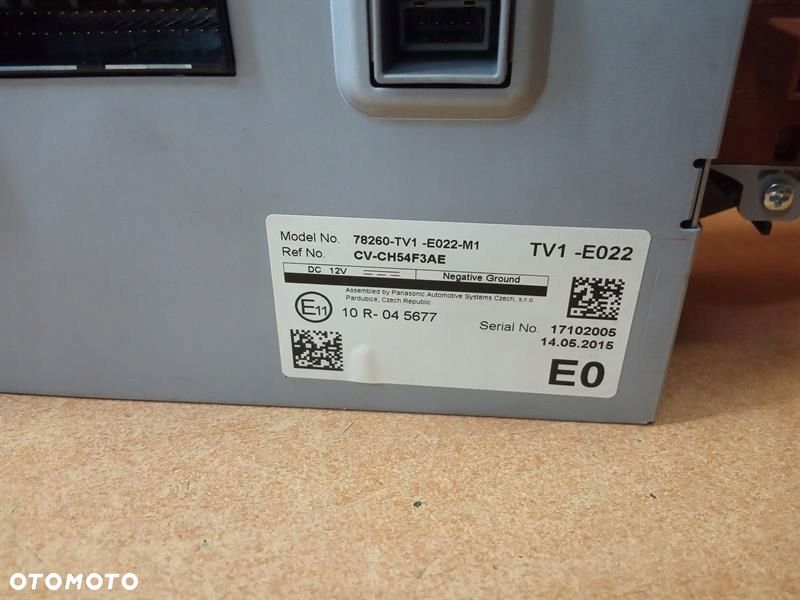 WYŚWIETLACZ HONDA CIVIC IX 78260-TV1-E022-M1 - 2
