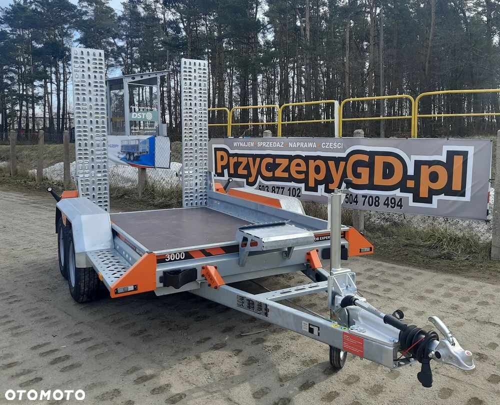 TA-NO Przyczepa TA-NO koparkowa DMC 2700kg najazdy mocna spawana - 1
