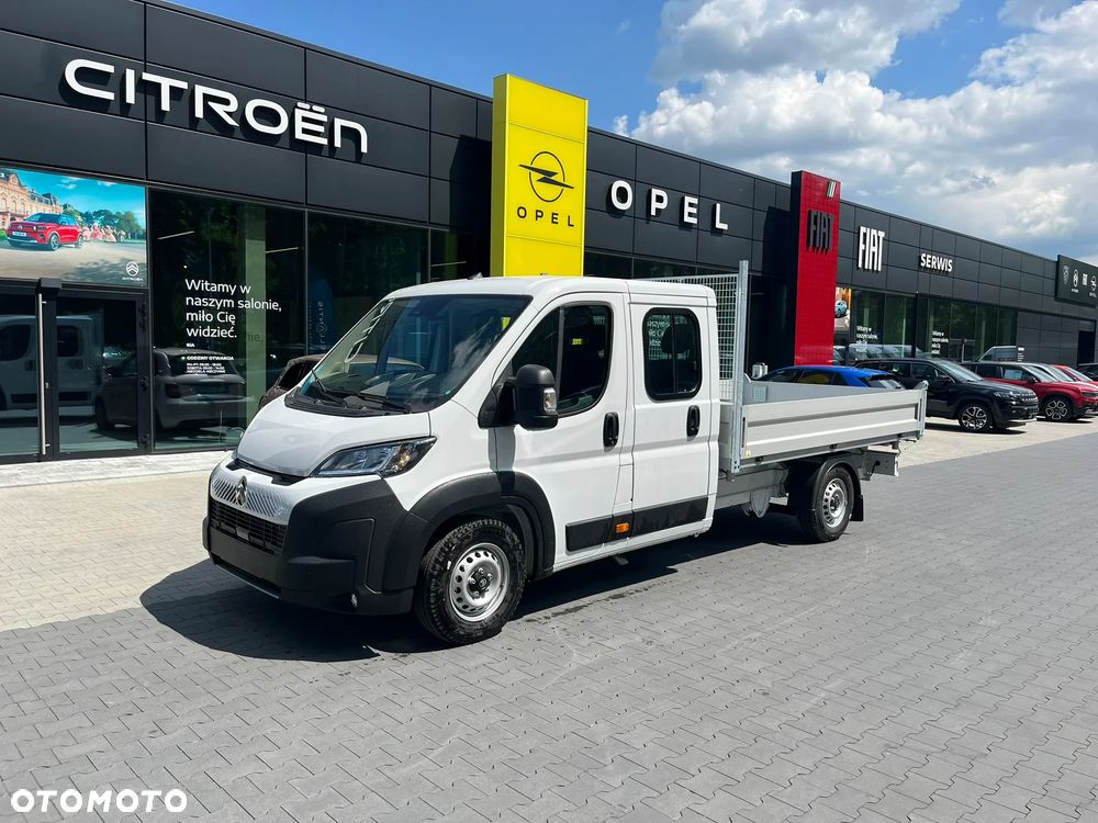 Citroën JUMPER DOKA | 7 MIEJSC | PODWÓJNA KABINA L4 + SKRZYNIA FABRYCZNA | HAK - 1