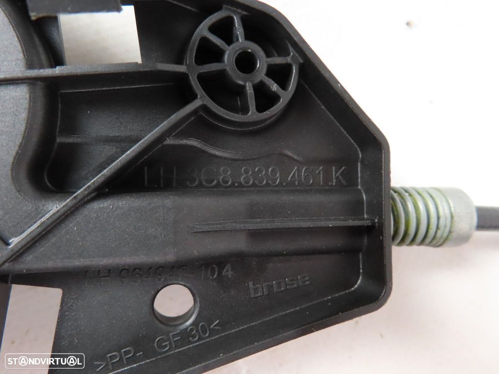 Elevador da Porta Sem Motor Esquerdo/Trás Seminovo/ Original VW PASSAT CC (357)... - 3
