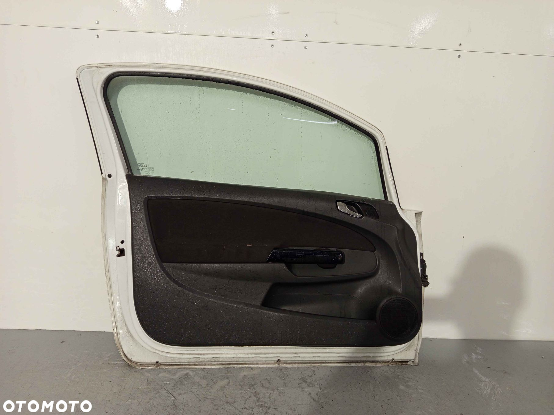 } DRZWI PRZÓD PRZEDNIE LEWE OPEL CORSA D 3D 3 DRZWI HB Y474 Z40R BIAŁE - 5