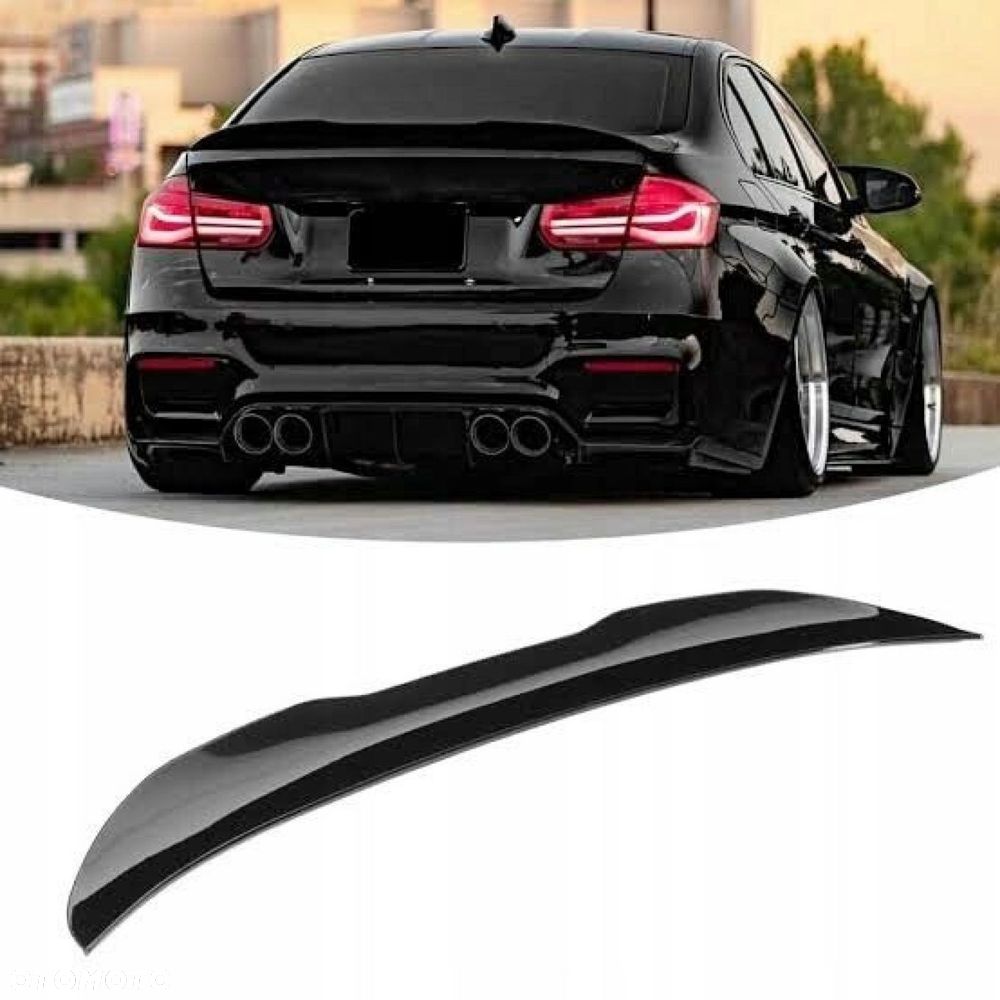 SPOILER lotka klapy BMW F30 czarny połysk - 1