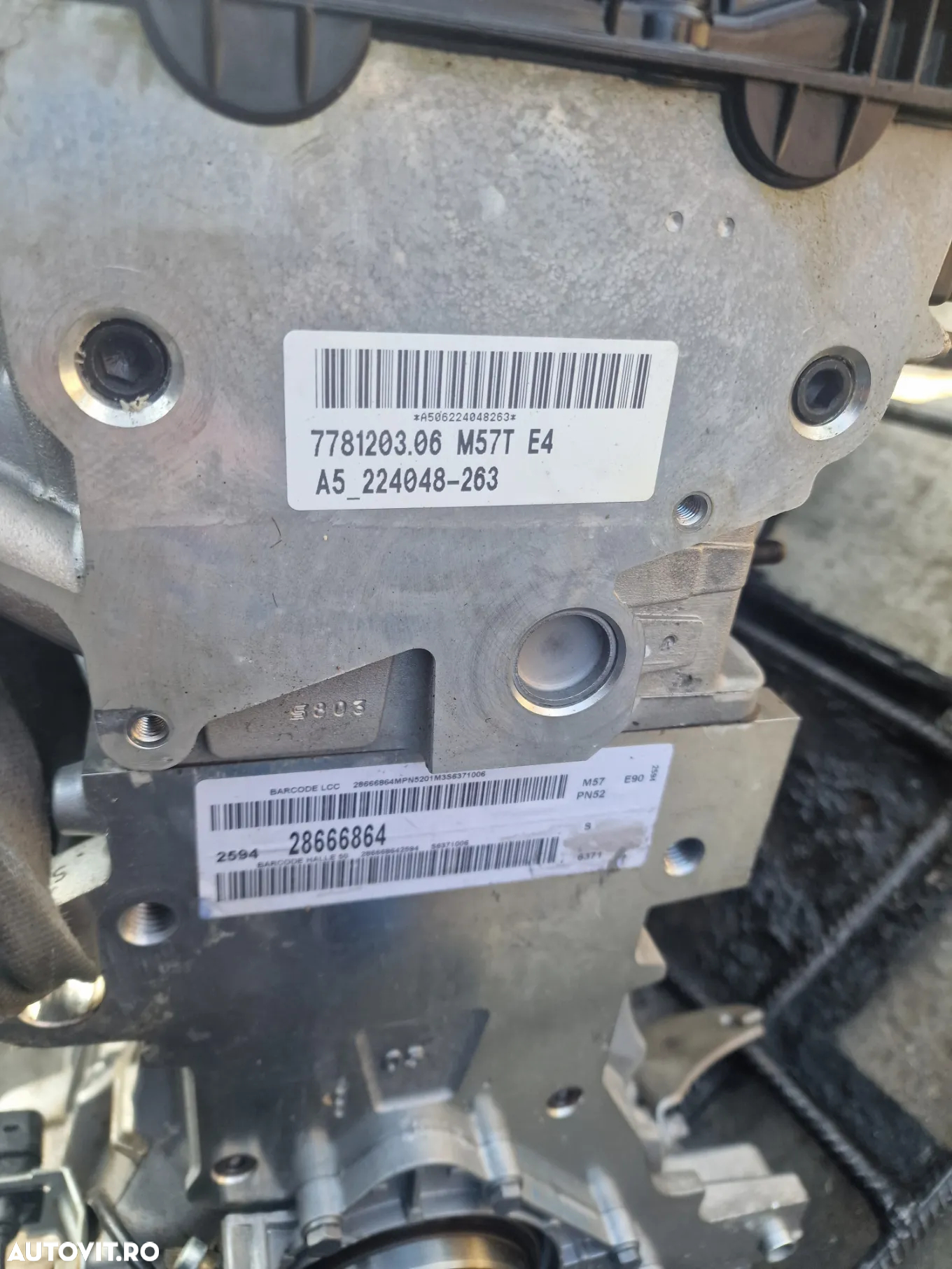 Motor 3.0 diesel Bmw seria 3 E 90,X3/X5 ca nou 80 Km reali masina de test,cod motor M57 T E4 306D3 - 5