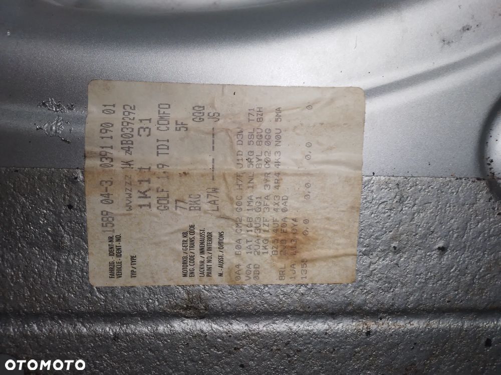 VW GOLF V 1.9 TDI BKC   LICZNIK ZEGARY - 35