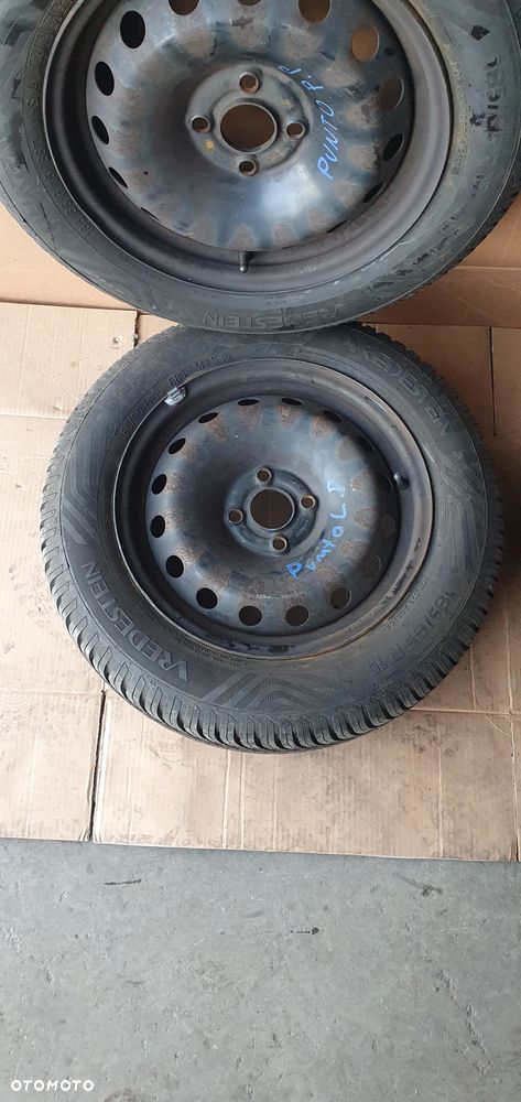 Felgi stalowe z oponami 4X100 ET43 6J R15 Fiat Punto EVO 51763241 - 5