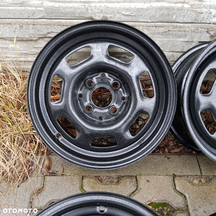2x 6x14 ET38 4x100 Nowy komplet felg stalowych Seat, VW - 5