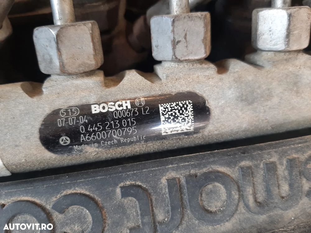 rampa injectoare 660950 0.8cdi smart fortwo  0445213015   a6600700795 - 2