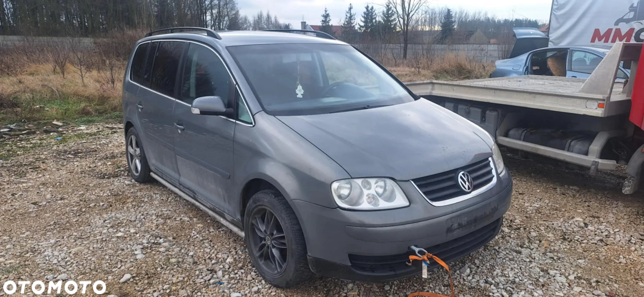 VOLKSWAGEN TOURAN mechanizm silnik wycieraczek lewy przód - 3