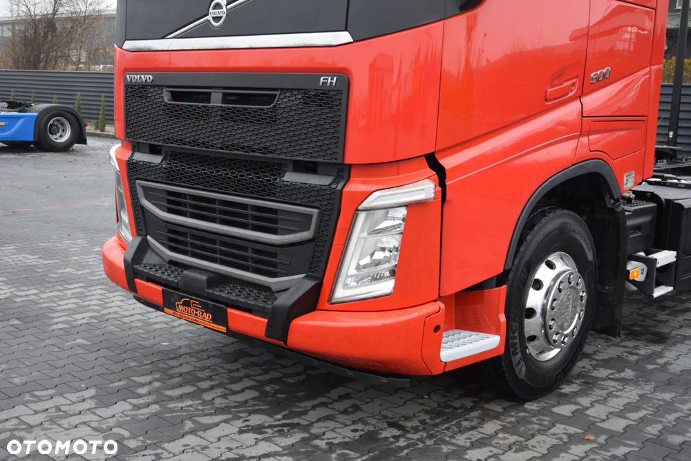 Volvo FH500 / NISKA KABINA / HYDRAULIKA / EURO 6 / ACC / LEDY / ALUFELGI / SERWISOWANY / SPROWADZONY - 9