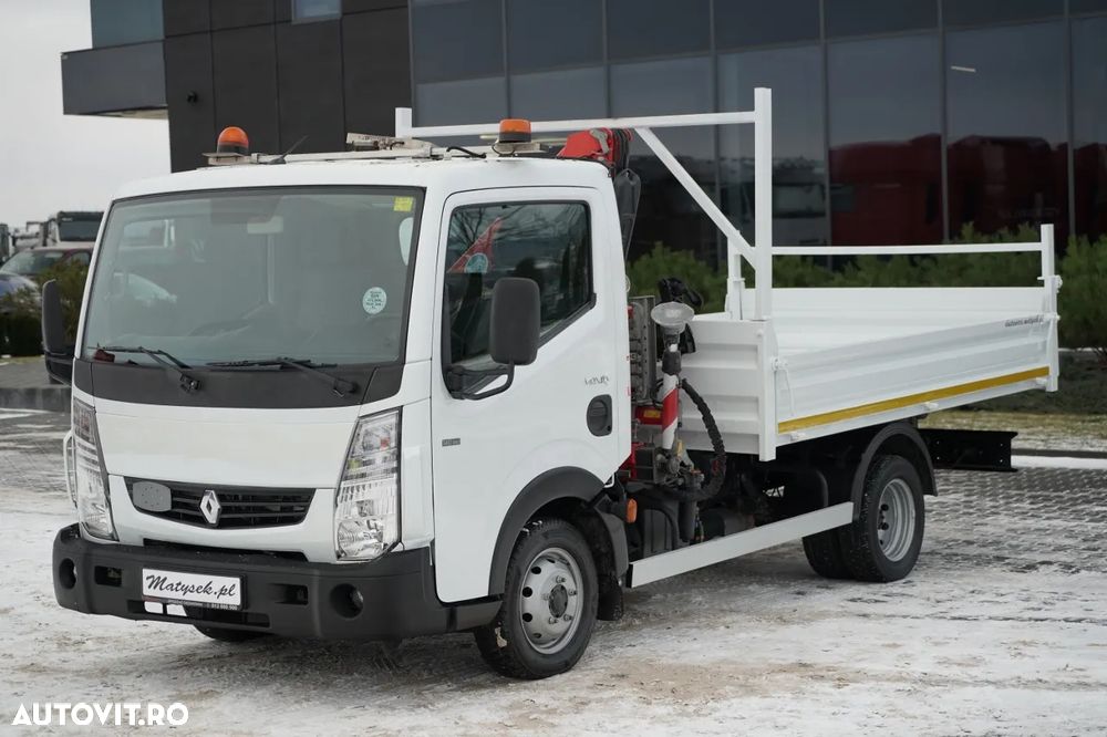 Renault MAXITY 140 DXI / BASCULATOR / + HDS FASSI F22A / CAPACITATE DE RIDICARE 995 KG / ATRACȚIE 5,5 M / IMPORTAT - 11