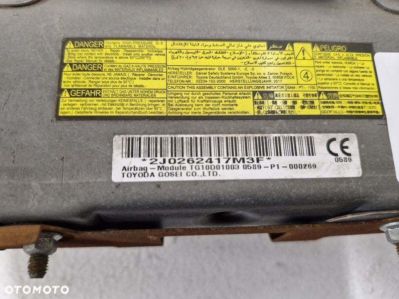 TOYOTA AVENSIS T27 LIFT T29 PODUSZKA POWIETRZNA AIRBAG KOLANOWA TG10D01003 - 5