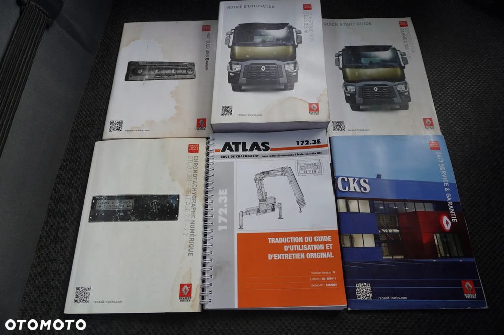 Renault C380 Comfort 6x4 / HDS Atlas 172.3E / Zasięg 12.3 m / Udźwig 6.1 t / Burtowy 17 EPAL - 30