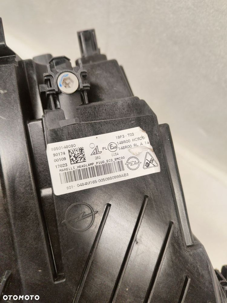 opel grandland x lift ii pół led lampa prawy przód 985014880 - 7