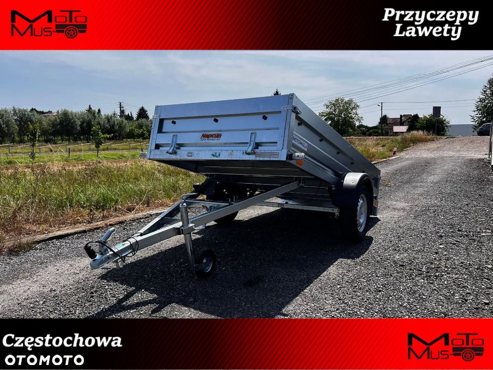Neptun Przyczepa Neptun 263x129x40cm mocna spawana resor+amortyzator dowoz - 1