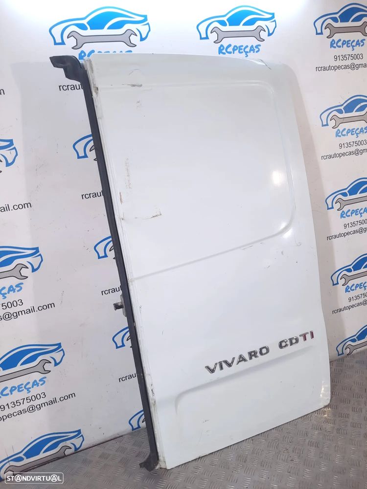 PORTA TAMPA MALA OPEL VAUXHAL VIVARO RENAULT TRAFIC NISSAN PRIMASTAR PUXADOR FECHO 3°STOP - 5