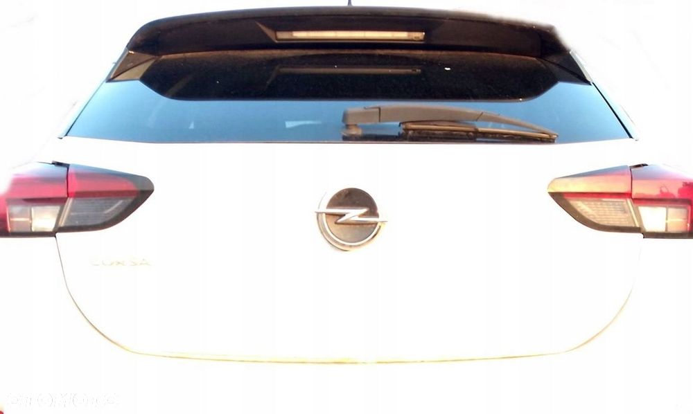 OPEL CORSA F 5D 2019- KLAPA BAGAŻNIKA TYŁ TYLNA LOTKA SPOILER KVC - 2