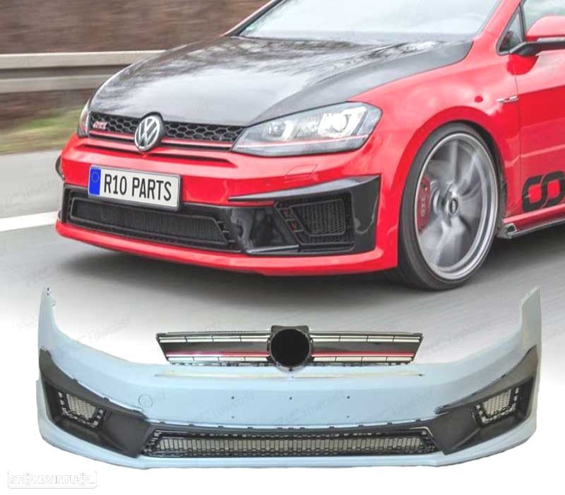 PARA-CHOQUES DIANTEIRO VOLKSWAGEN VW GOLF 7 12-17 LOOK R400 - 1
