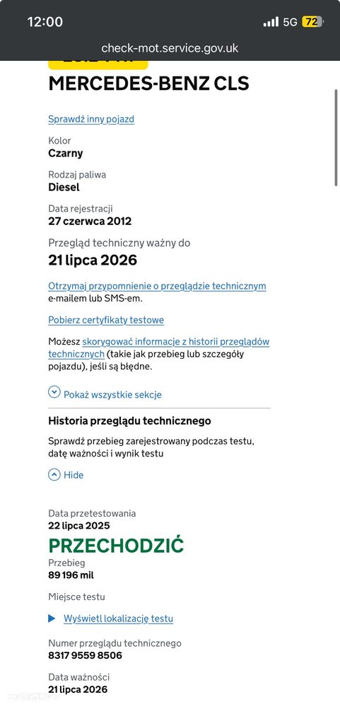 Silnik kompletny 642 853 Mercedes 350 cdi 3.0 265km Cls w218 e212 144 tys km - 3