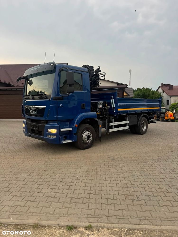 MAN TGM 15.290 Nowy 3-stronny Wywrot Kiper Wywrotka HDS Żuraw Hiab 099 Sterowanie radiowe 5,6 funkcja TGL Atego TGS TGX Antos Arocs Axor - 2