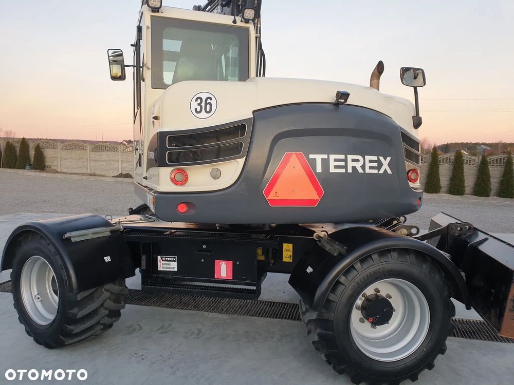 Terex TW 110 ROTOTILT/SZCZYPCE 3-ŁYŻKI SPROWADZONY PIĘKNY STAN - 38