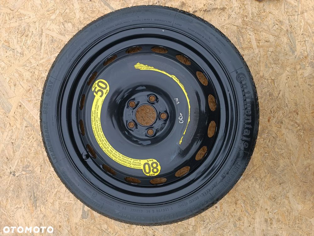KOŁO DOJAZDOWE ZAPASOWE 18 CALI 5X100 1J0601027M AUDI TT  VOLKSWAGEN SEAT - 1