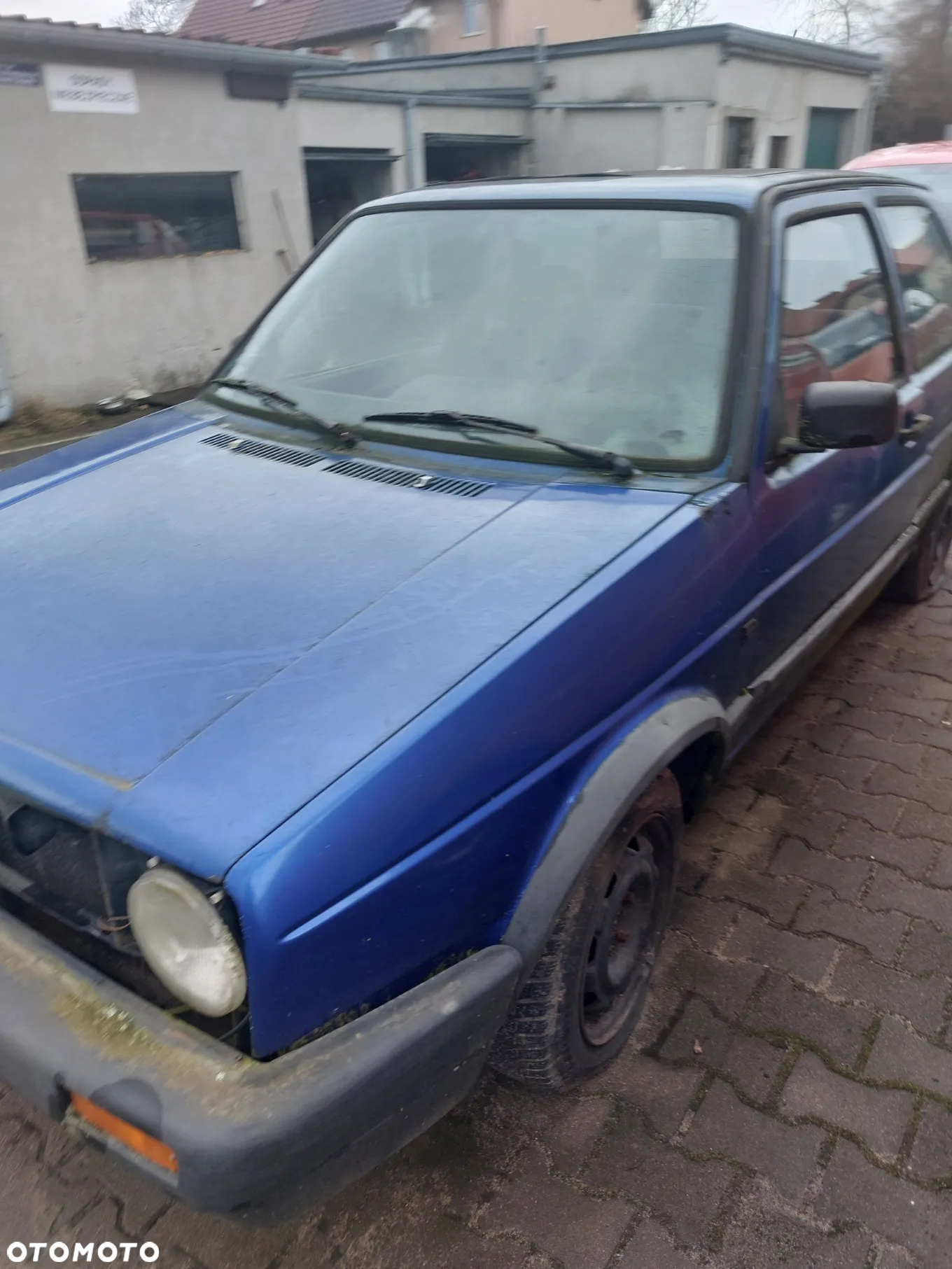VW GOLF 2 II 1,6 D 1987r. na części szyba drzwi zderzak lampa maska klapa klamka zamek - 11