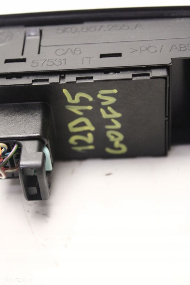 volkswagen golf vi 09r- panel sterowania szyb 5k0.867.255.a - 5